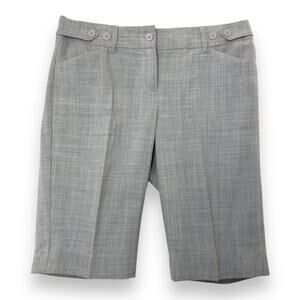 Tailored Trouser Shorts Gray Bermudas 0 Preppy Officecore Express Editor
